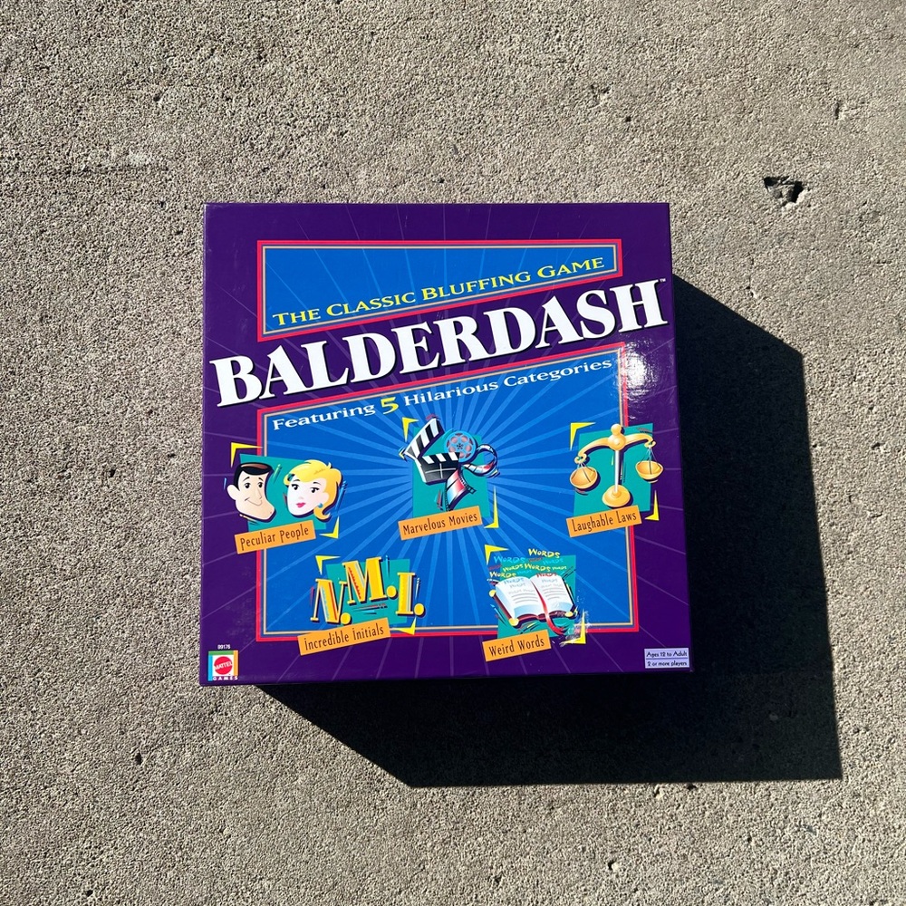 Balderdash puzzle game